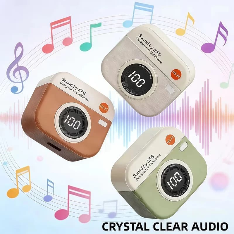 LED Digital Display TWS Wireless Bluetooth Headset For iPhone Xiaomi Huawei Phone HiFi Bass Sound Sport Gaming Audio Accessories