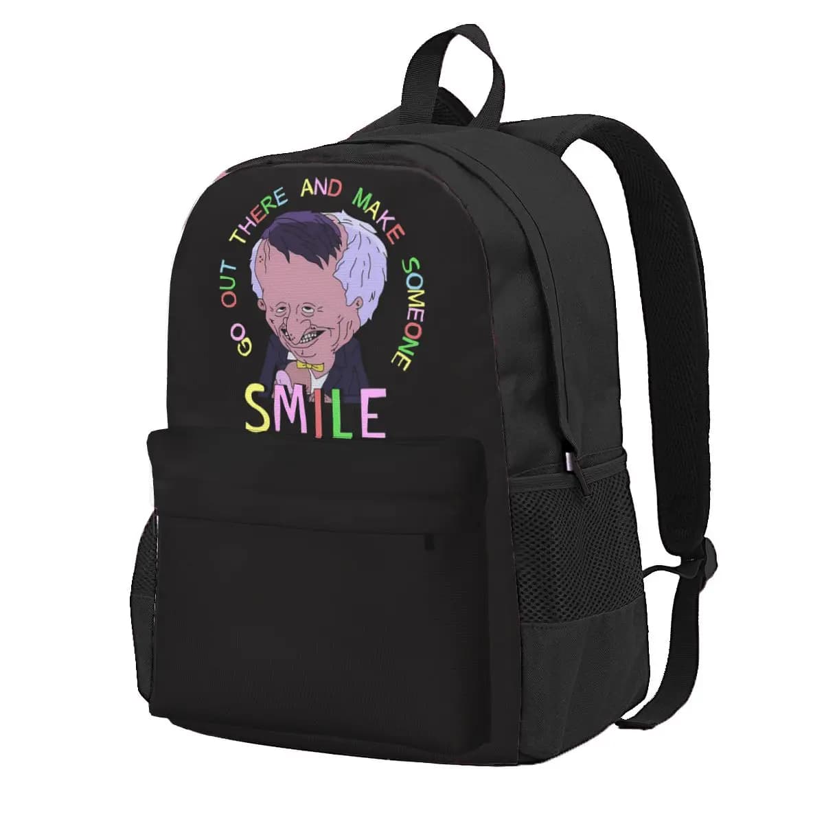 Zaino Studente G.o Ou.t T.here A.nd M.ake Som.eone Sm.ile, Borsa Scuola, Zaino da Escursionismo, Borsa da Viaggio, Daypack, Borsa Moda, Borsa a Tracolla