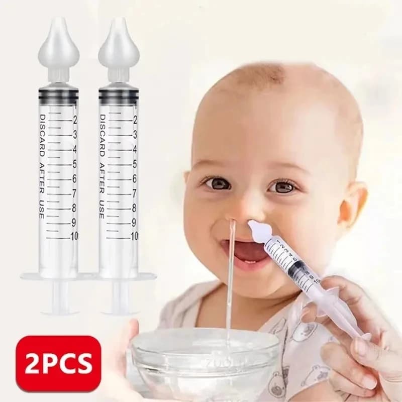2/4/8/12 pz. Aspiratore Nasale a Siringa per Neonati e Bambini, Pulitore di Muco Nasale, Irrigatore per Rinite