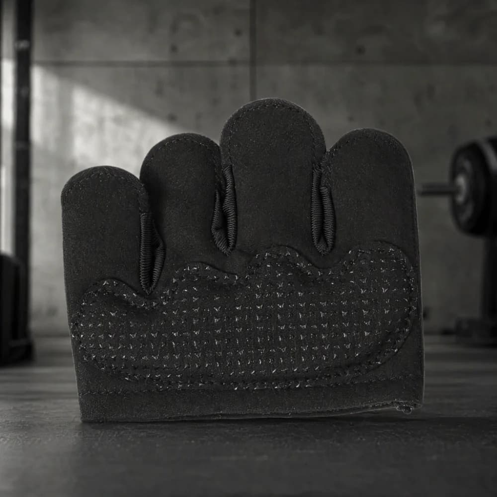 2pcs Non-Slip Grip Workout Gloves Padded Palm Breathable Fabric Gym Gloves Reinforced Stitching Adjustable Wrist Strap