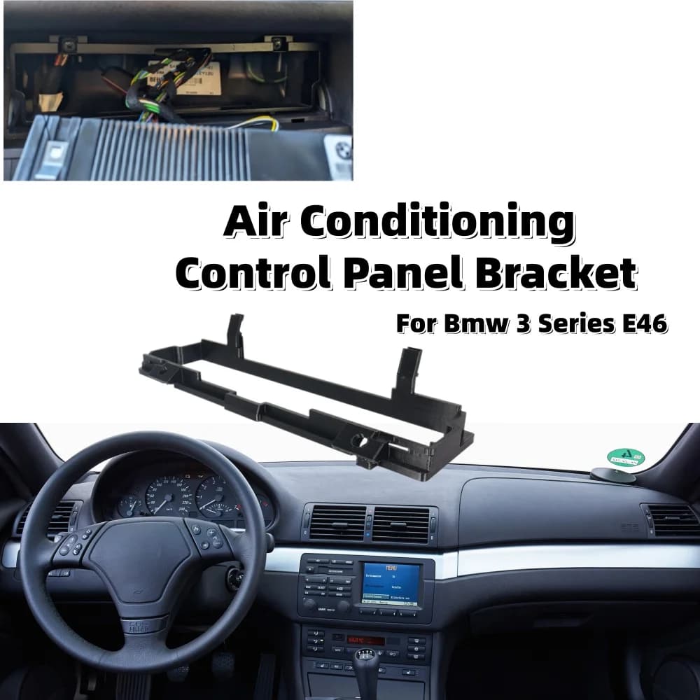 Support for auto air conditioning control panel, spare for BMW 3 E46 Series, compatible with Apple and Android