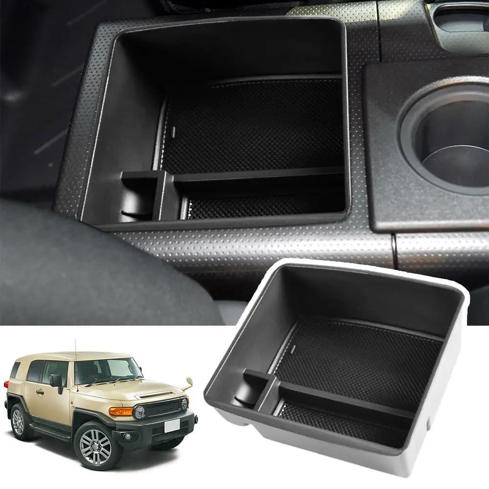 Per Toyota Land Cruiser Prado FJ120 FJ150 LC150 2004-2019 Auto Bracciolo Scatola di Immagazzinaggio Console Centrale Organizer Vassoio Accessori Auto
