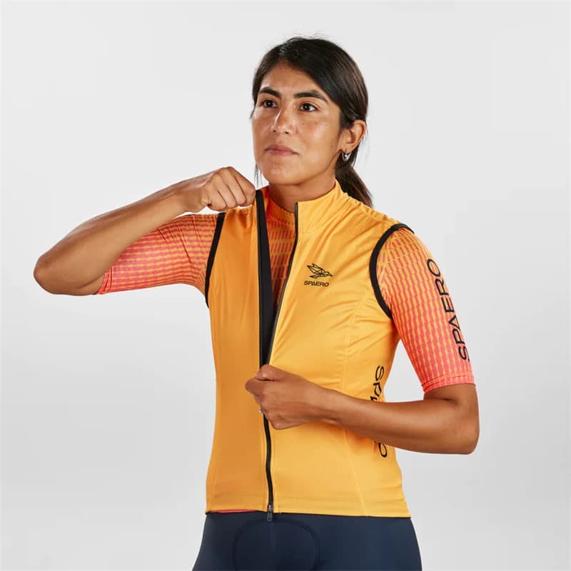 Spareo New Women Cycling Vest Road Cycling canotta antivento MTB Light canotta da ciclismo senza maniche protezione UV esterna
