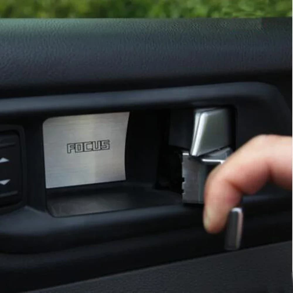 4 pz/set per Ford Focus 2 mk2 2005-2015 berlina Hatchback accessori per auto porta in acciaio inox maniglia interna ciotola Trim Sticker