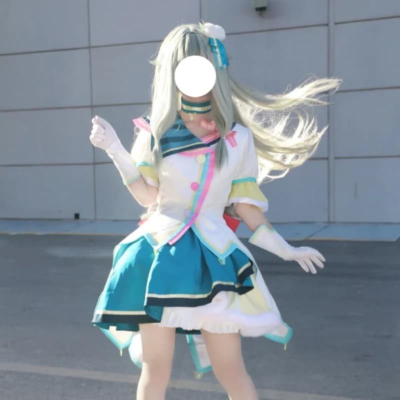 Costume Cosplay Kusanagii Nenee per il 3° Anniversario, Vestito, Parrucca e Accessori Lolita, Set Completo per Spettacoli, Halloween e Giochi di Ruolo