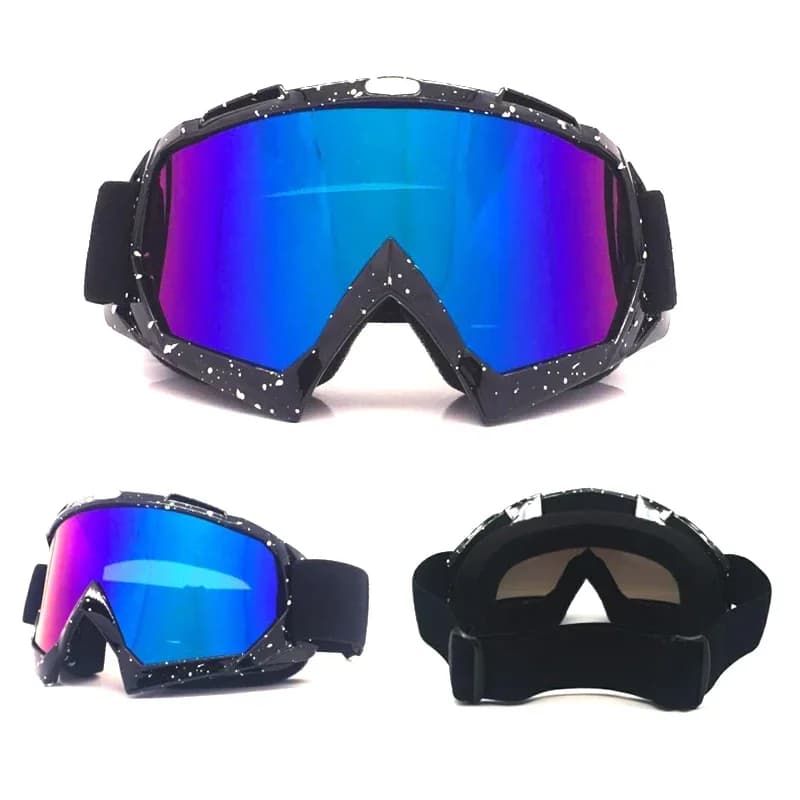 NUOVA moto occhiali colorati snowboard sci uomo occhiali da esterno antivento Gafas Casco Moto occhiali da motocross