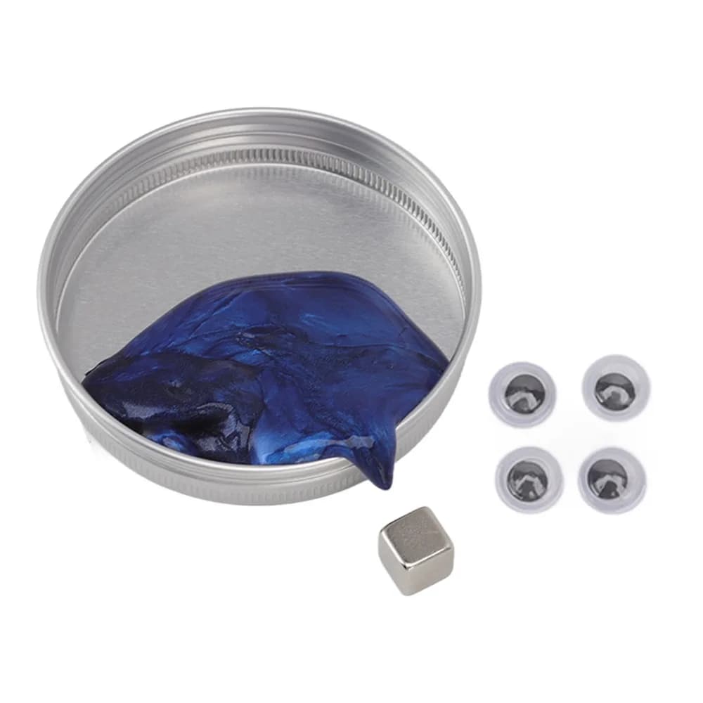 Ferrofluid Magnetic Putty High Stretch DIY Playdough Stress Relief Toys Magnetic Suction Toys Gifts Magnetic Bouncing Mud Kids