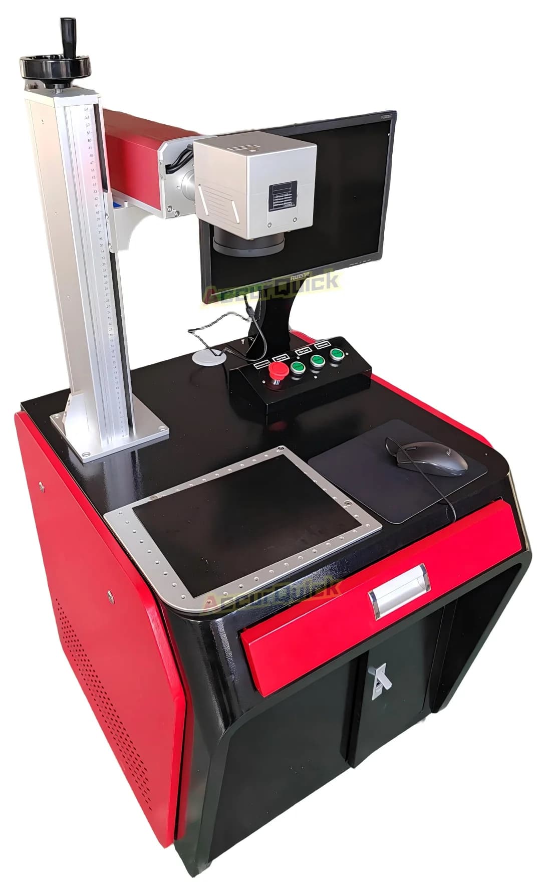 20W 30W 50W 100W high precision metal laser engraving and marking machines with fixed table