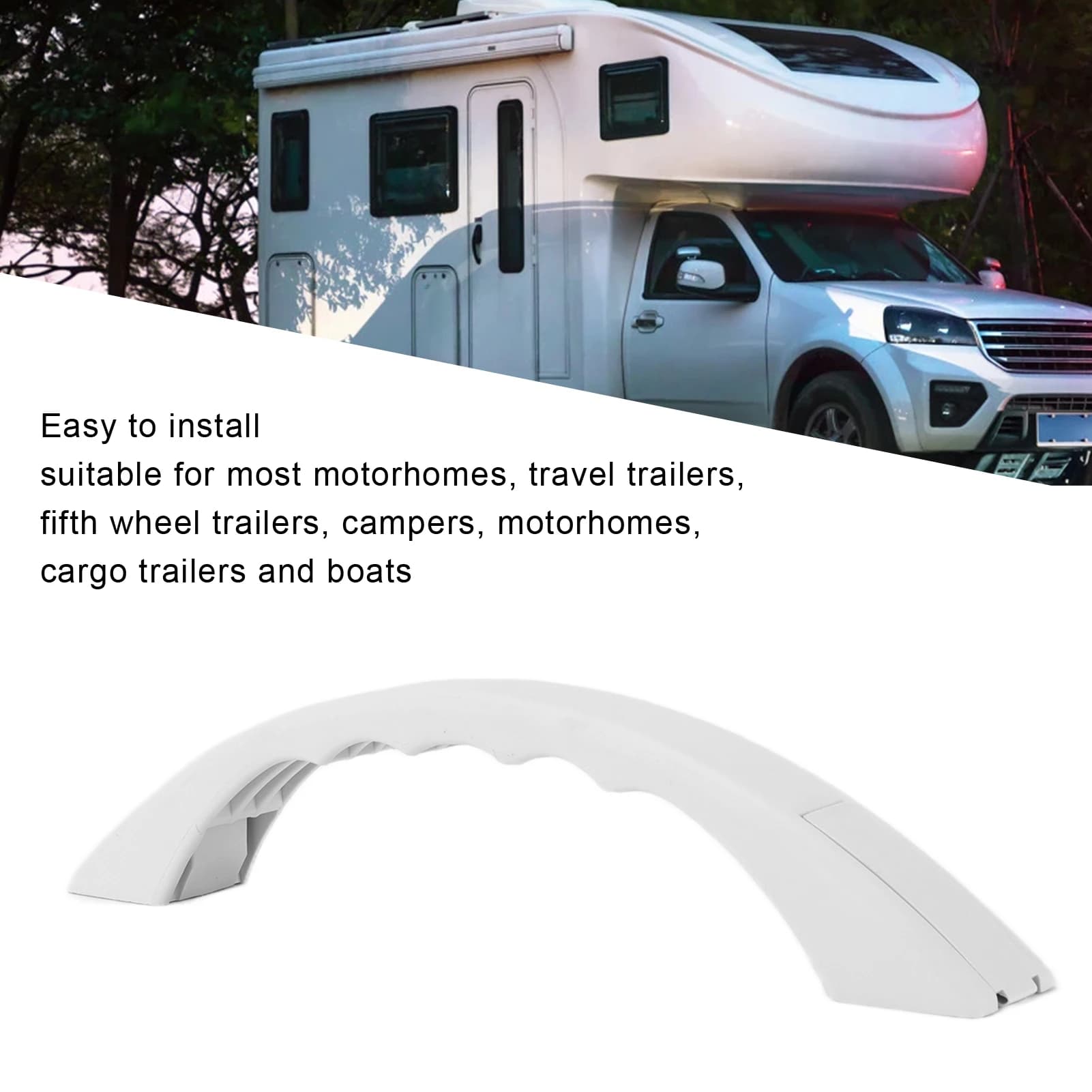 Maniglia di assistenza Maniglia per ingresso porta Supporto di assistenza Maniglia per barra di sostegno Accessorio in polipropilene per maniglia di sostegno per porta di barche per rimorchi camper