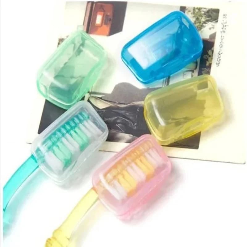 1-5pcs Portable Toothbrush Cover Holder Health Germproof Toothbrushes Protector Travel Hiking Camping Brush Cap Case