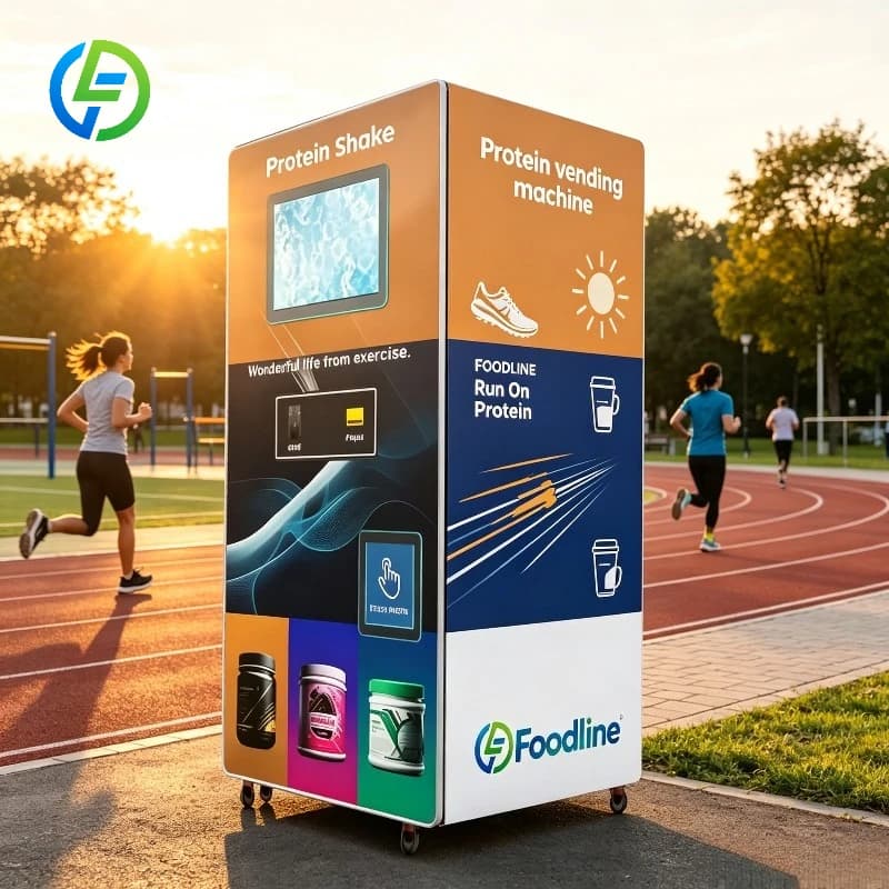 FL Customized Smart Android Remote Control Protein Powder Vending Machine Independent Stirring Function SDK Public Access