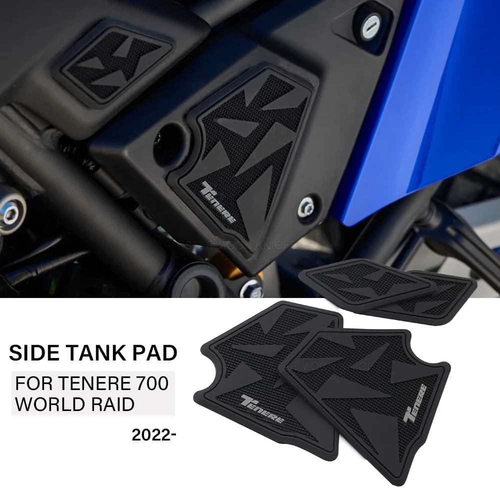 Adesivi per Serbatoio Moto per YAMAHA Tenere 700 Tenere700 World Raid Hold 700 2022-2025, Protezione Antiscivolo per Serbatoio