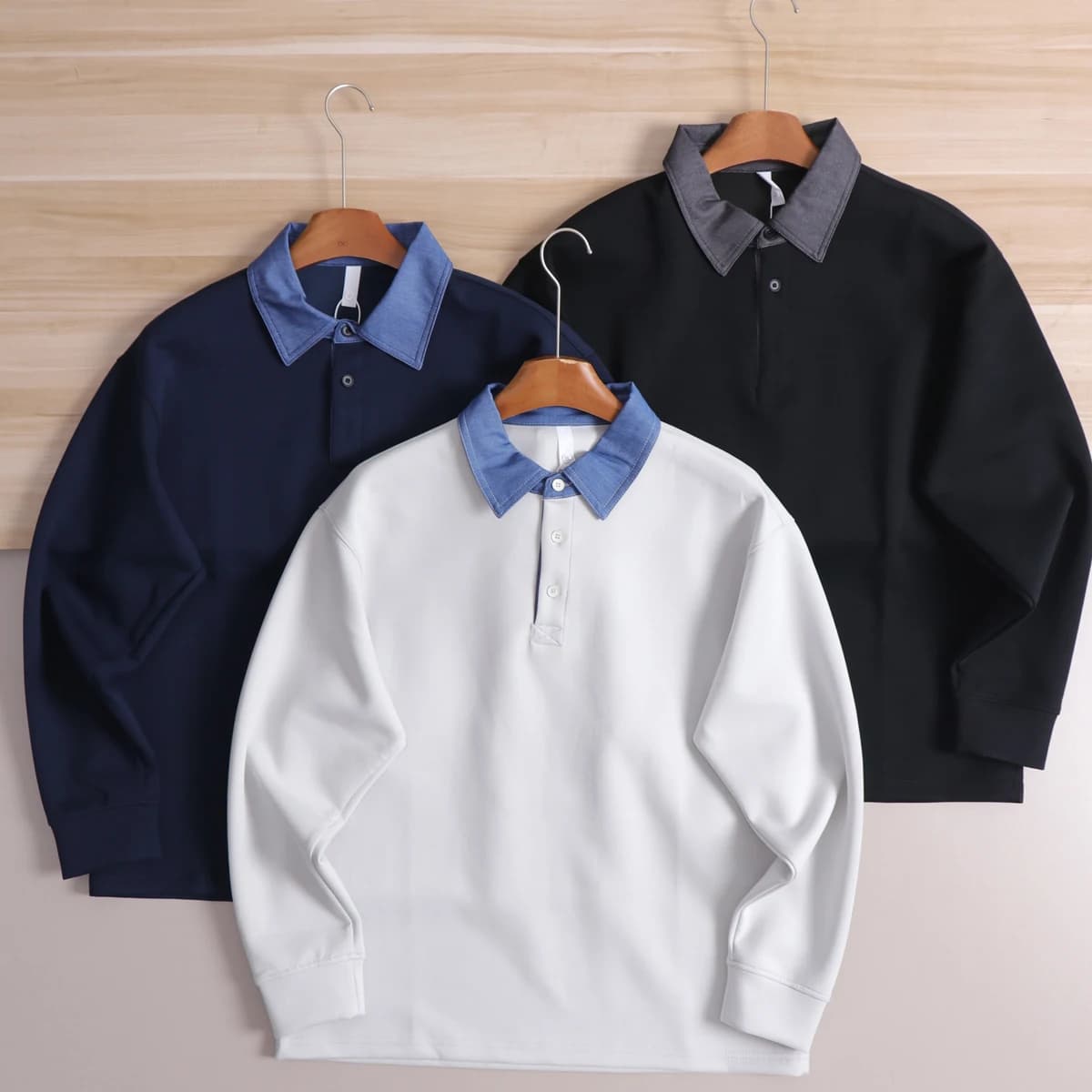 American Style Heavyweight 360G Liquid Cotton Collar Hoodie Men's Drape Loose Trendy Brand Top Coat Breathable Moisture ...
