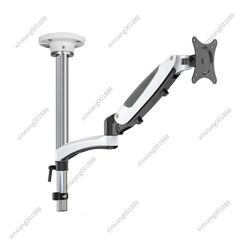 Supporto per monitor girevole in altezza regolabile Supporto per display da tavolo telescopico