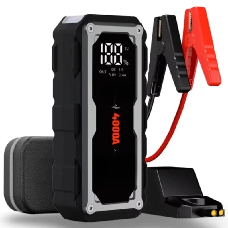 Smart 20000MAH car jump starter for emergency tools up to 8L and 5L diesel