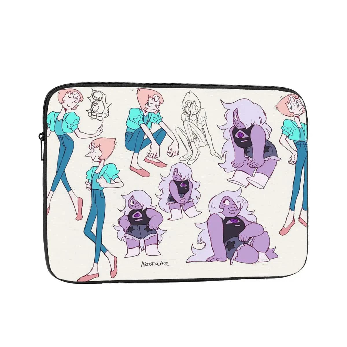 Custodia antiurto 10 12 13 15 17 pollici Steven Quartz Universe Custodia per laptop con fodera per laptop divertente cartone animato