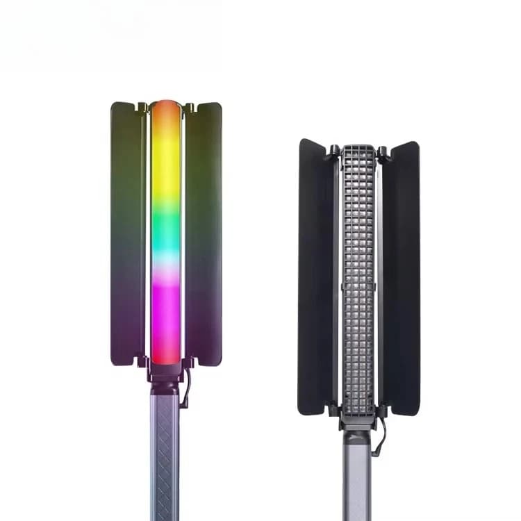 8000 mAh 90 minuti Run Nuovo portatile portatile Rgb 1 'Led Fotografia Selfie Stick a 360 gradi