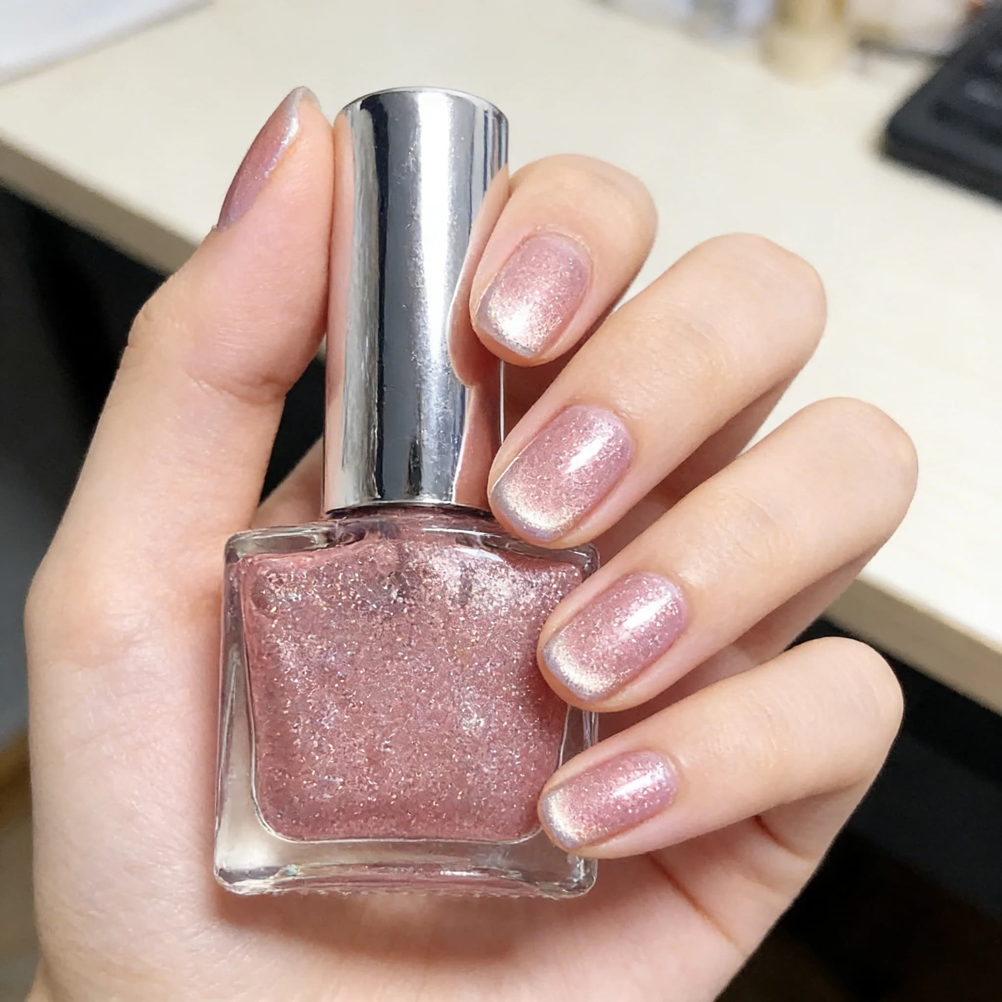 WA533 Blush 12ml Smalto per unghie a base d'acqua effetto occhio di gatto, senza cottura, inodore, con magnete, si asciuga rapidamente, non necessita di lampada UV, facile da rimuovere