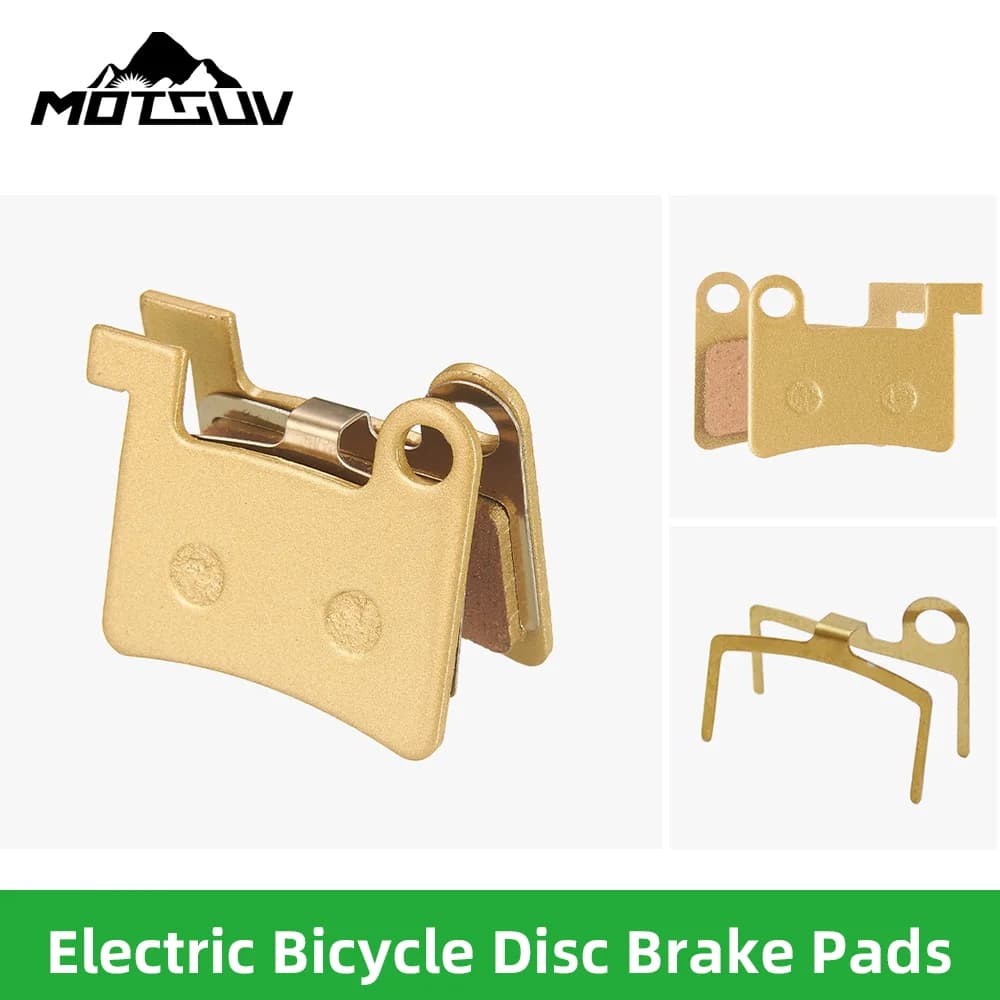 4 paia di pastiglie freno interamente in metallo a base di rame Pastiglie freno a disco per bicicletta elettrica per batteria al litio pieghevole Elida Suzuki