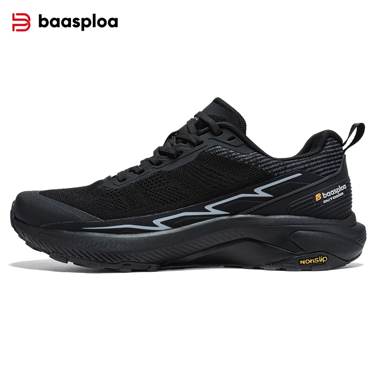 Baasploa scarpe da trekking da uomo scarpe da esterno in Mesh traspirante scarpe da ginnastica Casual Comfort leggero antiscivolo scarpe resistenti all'usura