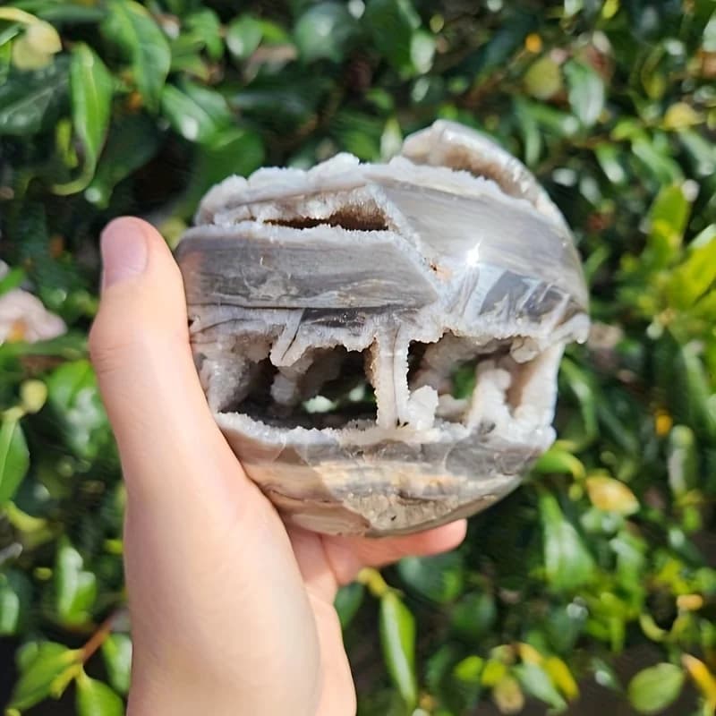 Sfera di Cristallo Naturale Sfalerite Druzy all'Ingrosso, Sfera di Quarzo per Guarigione Reiki e Decorazione Casa