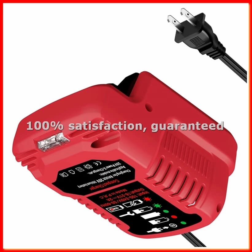 Caricabatterie Compatto Portatile 20V per Batterie 20V 1704C-B 1701C-B, Ricarica Rapida per Caricabatterie 20V US PLUG-A31R