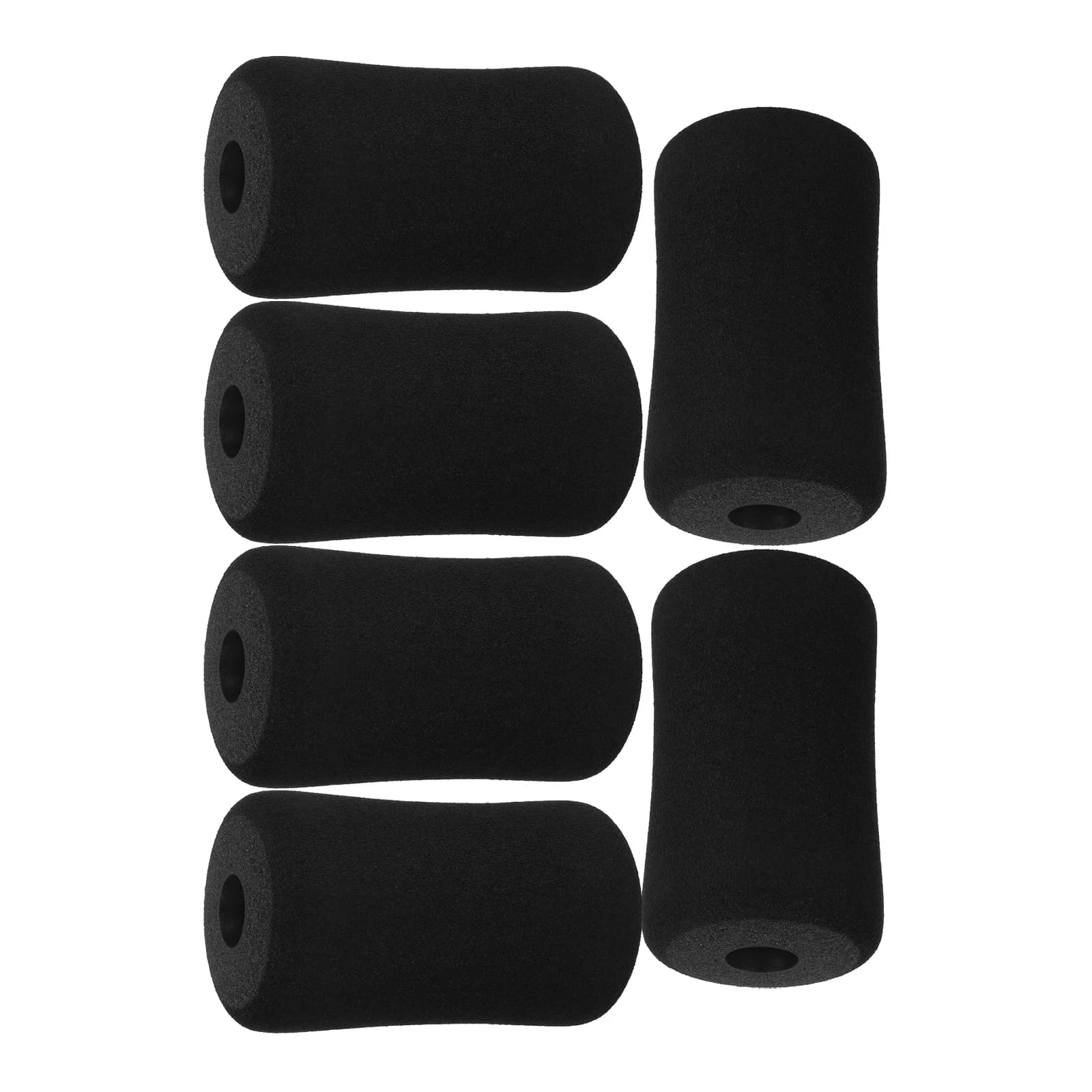 6 pcs foam for fitness equipment, rollers for exercise machines, gym, weight bench, tubes, sponge bearings, pillow, adjustable situp table