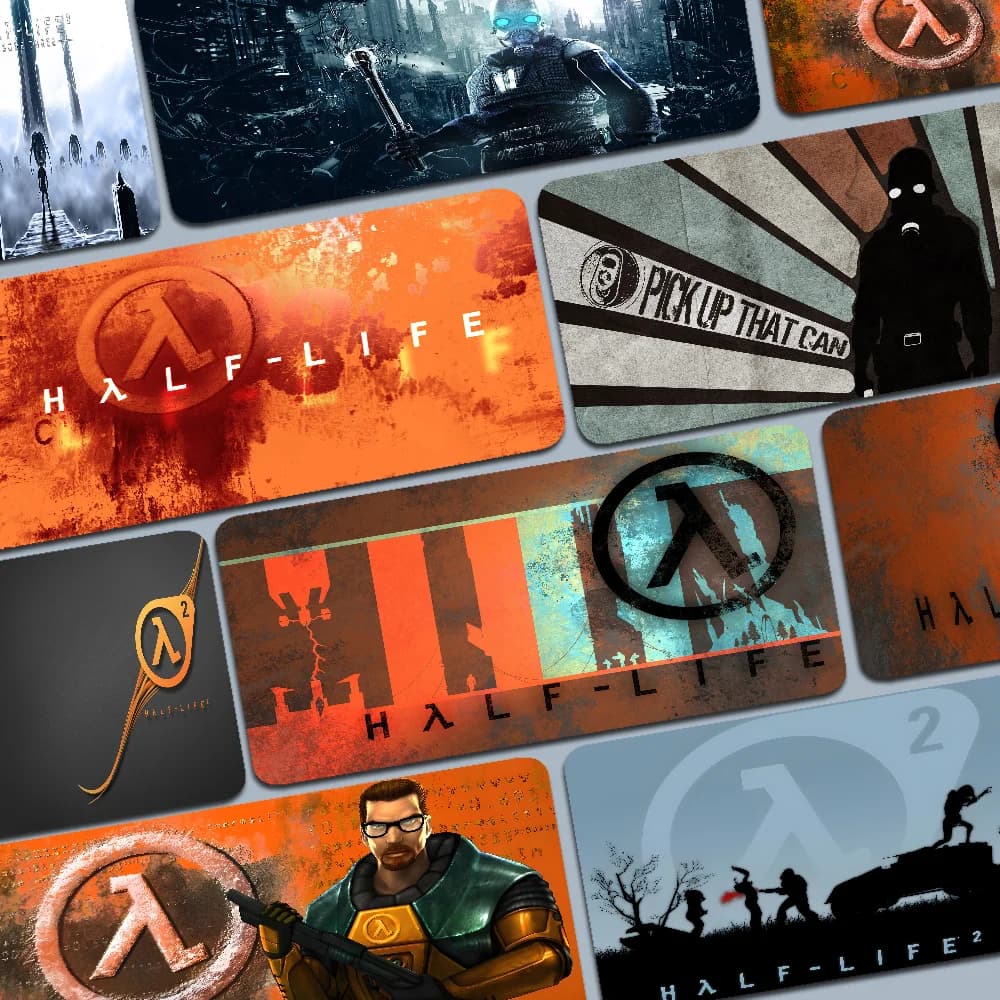 Gioco H-Half Life Mousepad Boy Pad tappetino per mouse da gioco in gomma naturale dimensioni per Gaming World of tanks CS GO Zelda