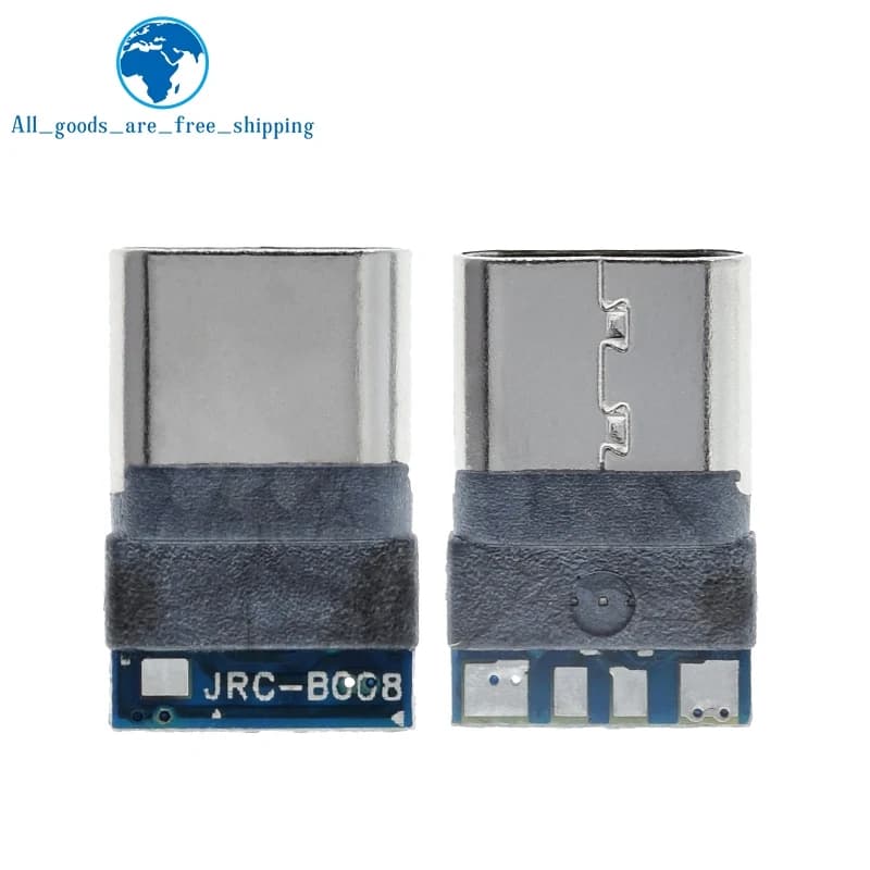 5/10PCS PD Waterproof Type-C Connector 14PIN 5A Female Welding Grip With 4Pin For Electric Brush Intelligent Home