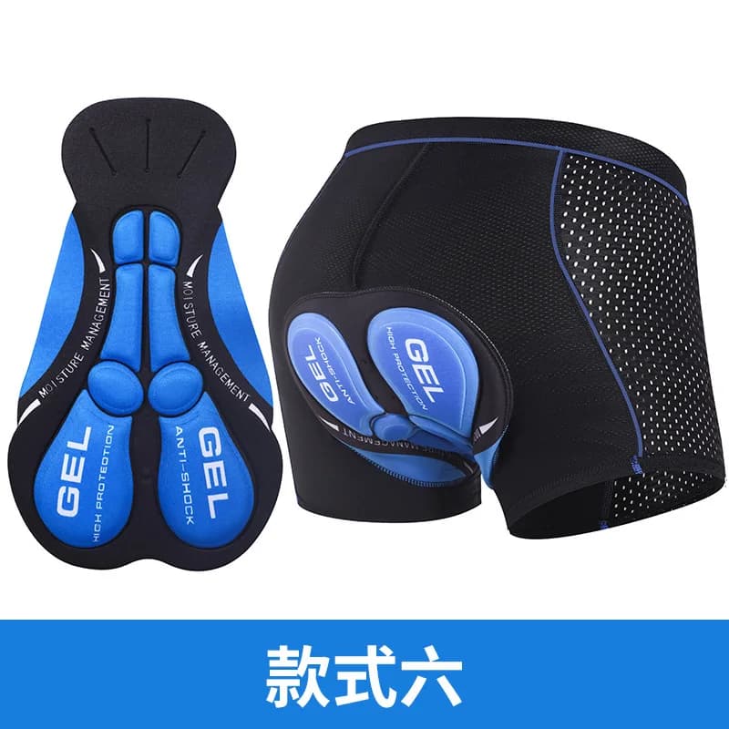Nuova biancheria intima da ciclismo Pantaloni da ciclismo da montagna in silicone spesso da uomo Pantaloncini da bici da strada ad asciugatura rapida Attrezzatura da ciclismo per quattro stagioni