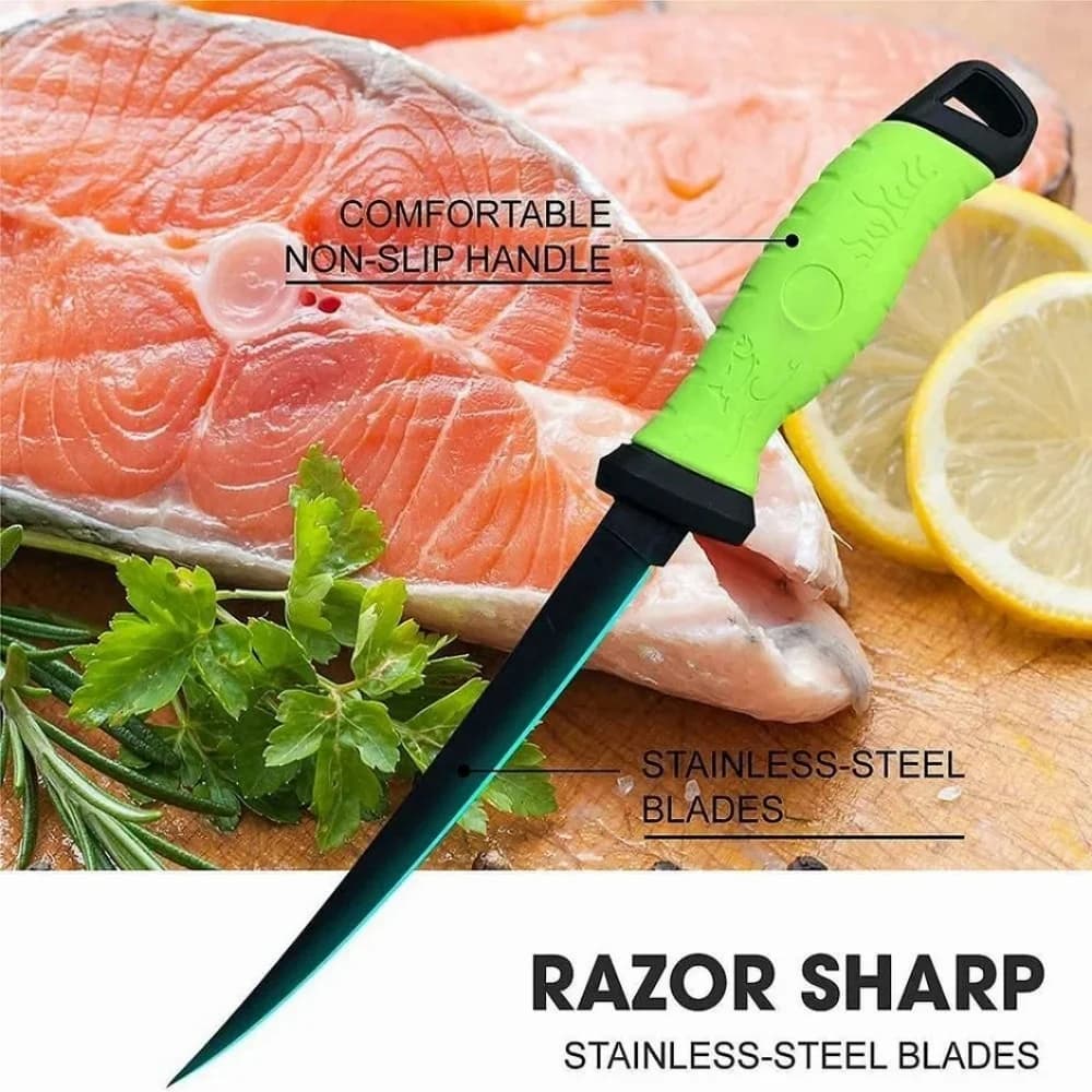 WXCOO 1 ~ 9 pieces stainless steel kitchen knives professional knife to bone meat cut fish ultra sharp fruit knife cooking tool for barbecue