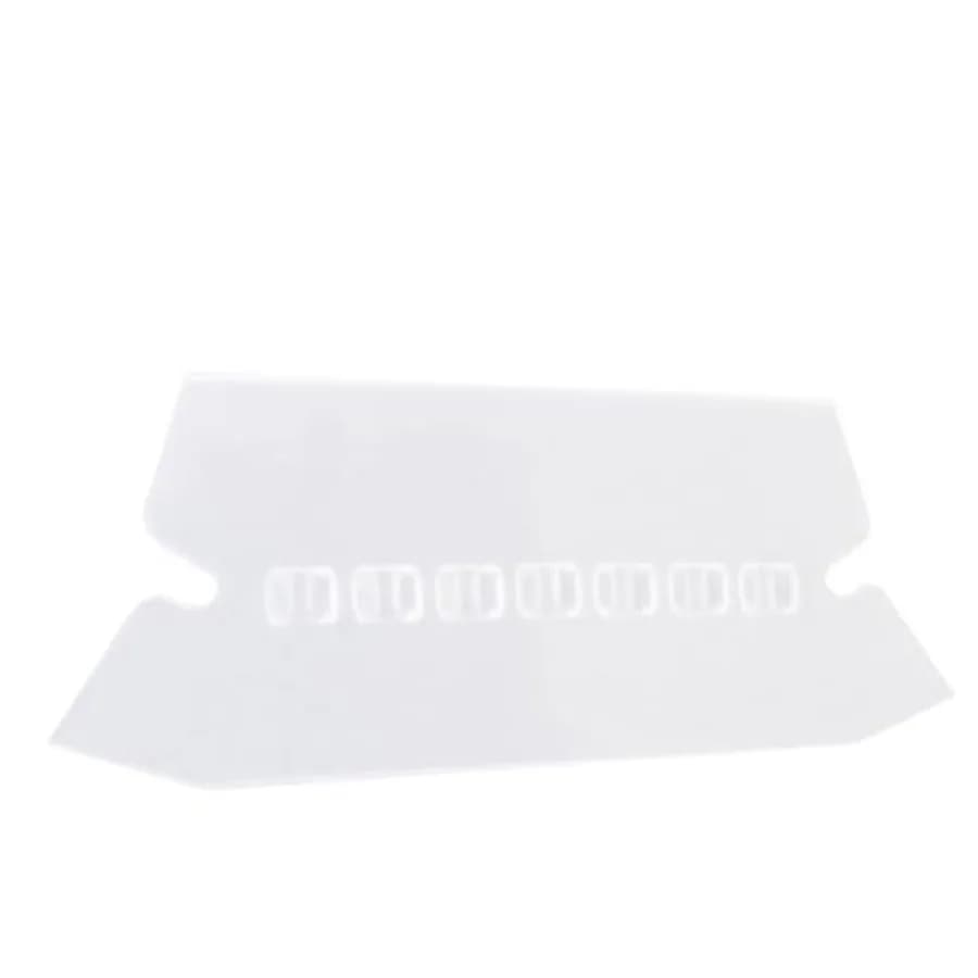 120 hanging folder labels, reusable plastic document labels for fast identification in office and class, blue, efficient organization