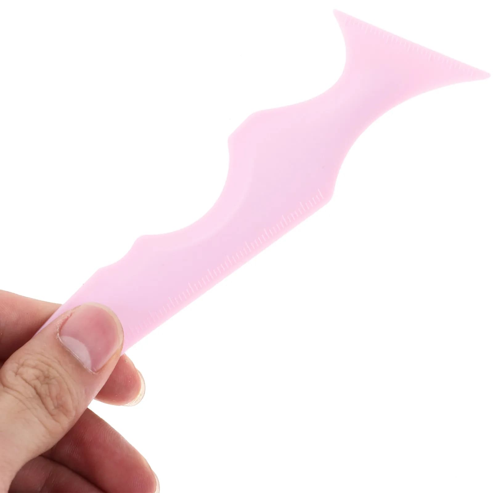 Stencil in Silicone Multifunzione per Eyeliner, Strumento per Trucco Labbra, Applicatore Mascara, Ausilio per Disegno Ciglia, Accessori per Eyeliner