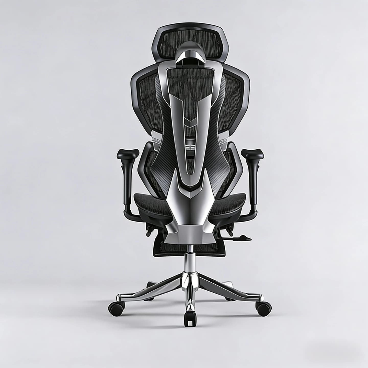 Sedia da Gaming Ergonomica 9D di Alta Gamma con Braccioli, Sedia E-sports in Rete Traspirante, Sedia da Ufficio Professionale e Confortevole