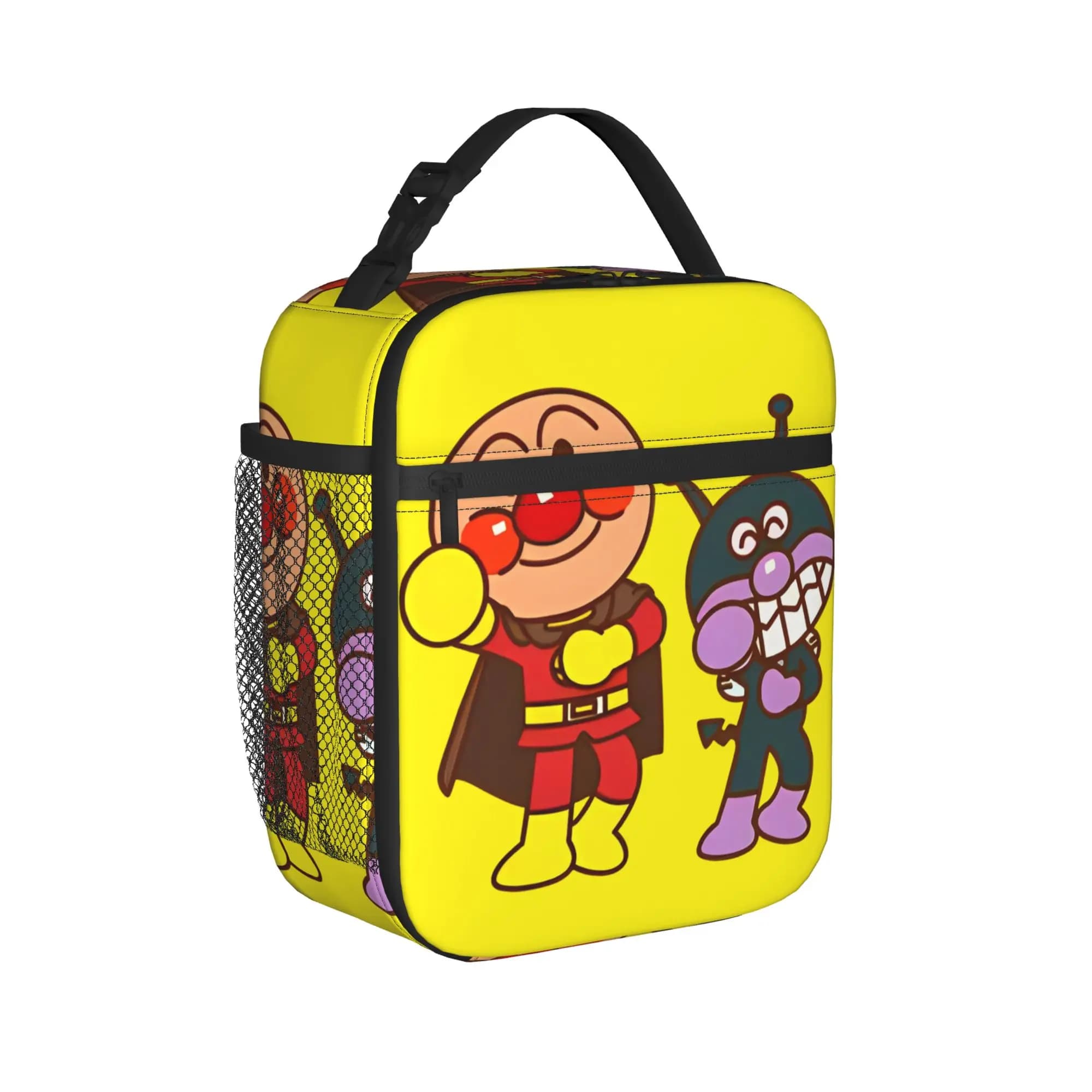 Borsa termica per il pranzo con personaggi dei cartoni animati A-Anpanmans, borsa termica grande riutilizzabile, borsa per il pranzo, borsa per il pranzo in ufficio, borsa per il pranzo da picnic