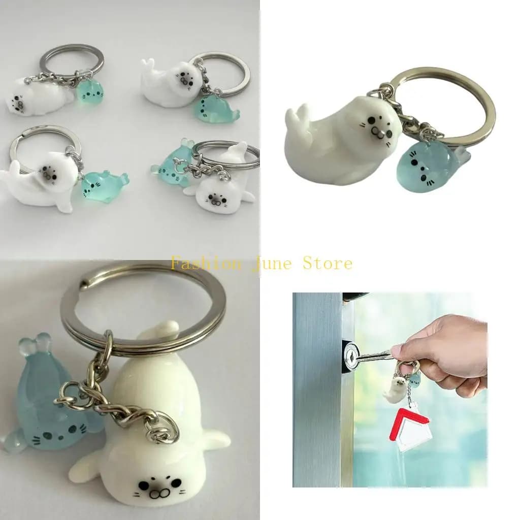 N5KA Portachiavi con animali Caratteristica luminosa per decorazione zaini o borse. Regalo unico per compleanni amici e