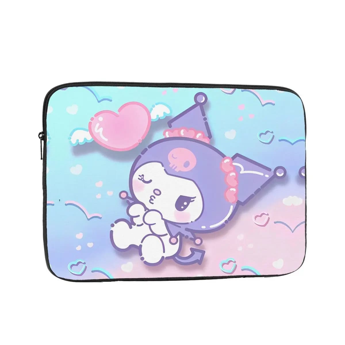 Custodia Protettiva per Laptop 10 12 13 15 17 Pollici, Borsa per Notebook Macbook Air Pro, Custodia Antiurto per Tablet con Design Kuromi