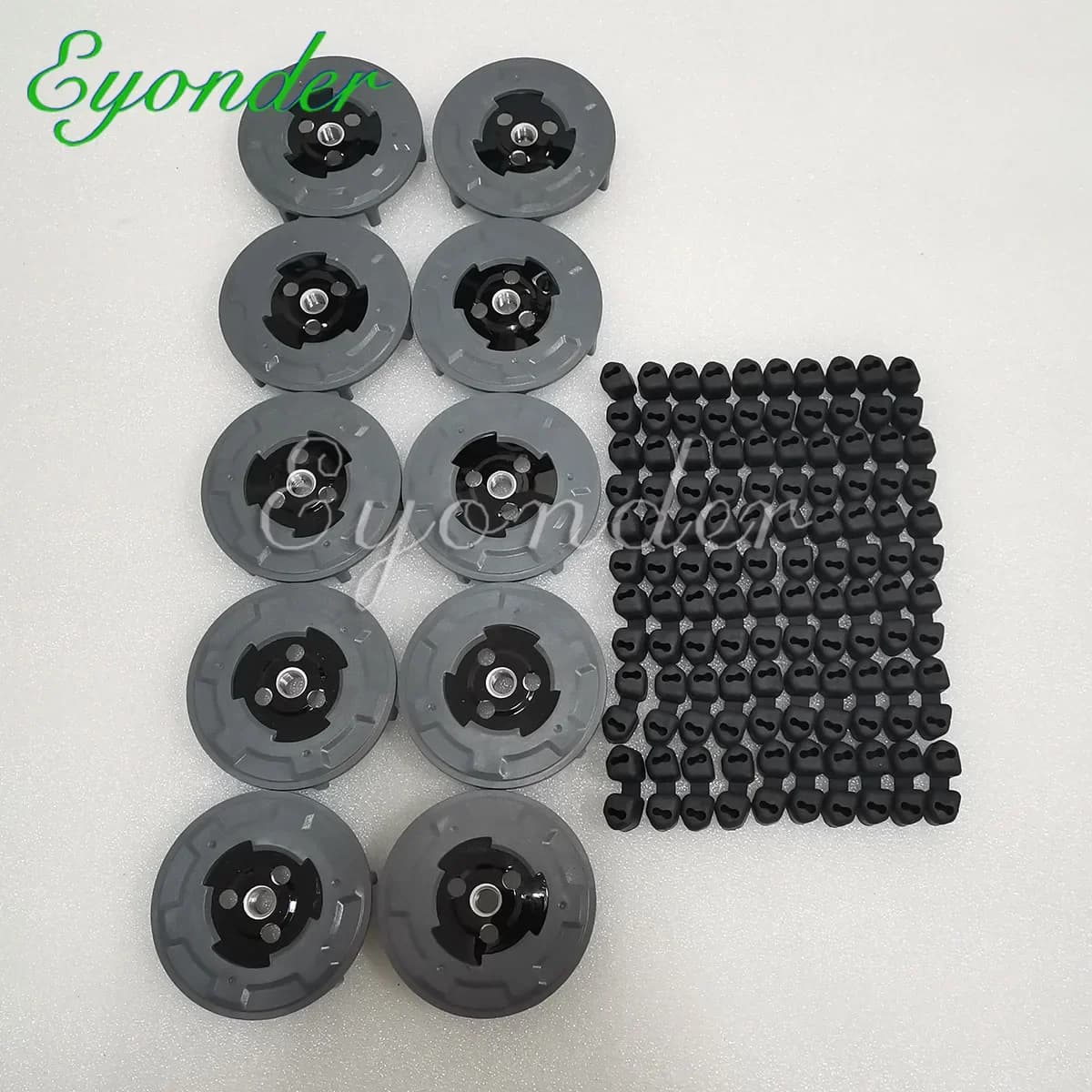 10 set AC A/C compressore frizione mozzo paraurti in gomma per Denso 5SE09C 5SL12C 5SEU12C 6SEU14C 6SEU17C per Toyota BMW Audi MB VW