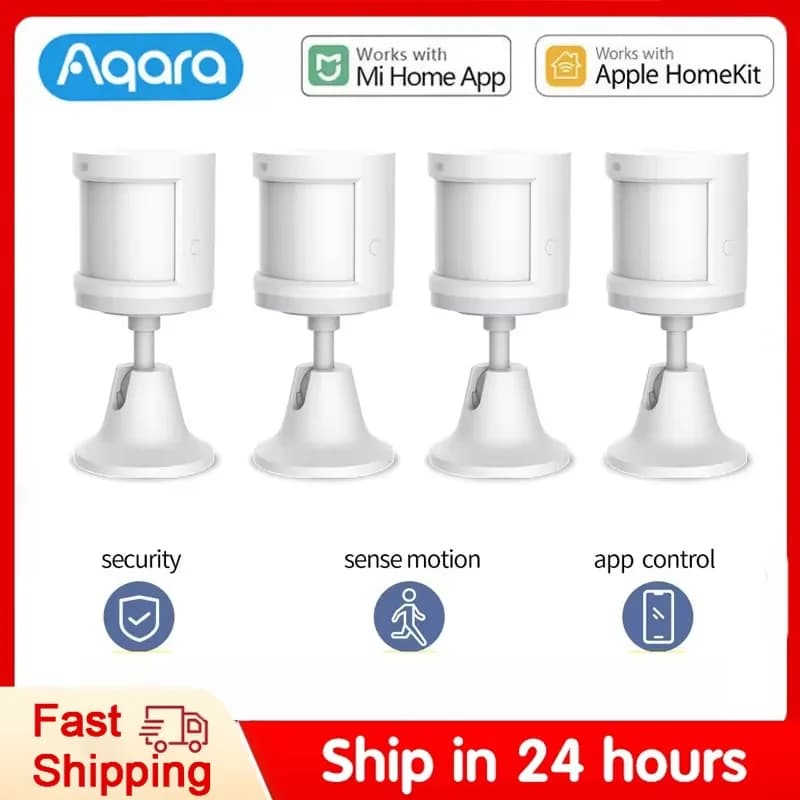 Aqara Motion Sensor Intelligent Body Sensor Body Movement ZigBee Wireless Sensor Smart Homekit For Xiaomi Mijia Mi home