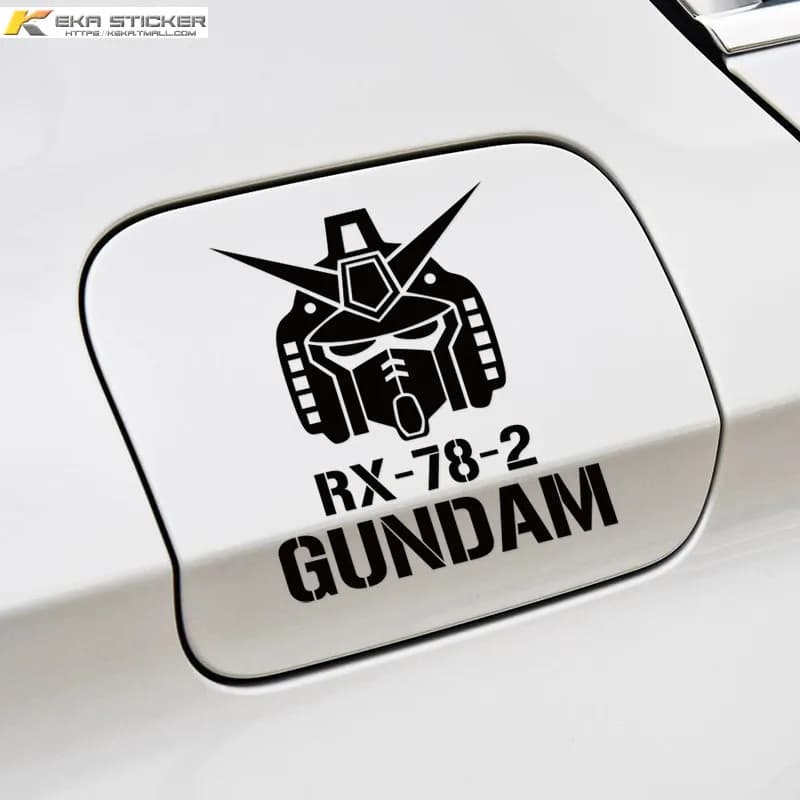Adesivo Gundam Zaku per il lunotto posteriore, le porte dell'auto, le pareti, adesivi decorativi personalizzati