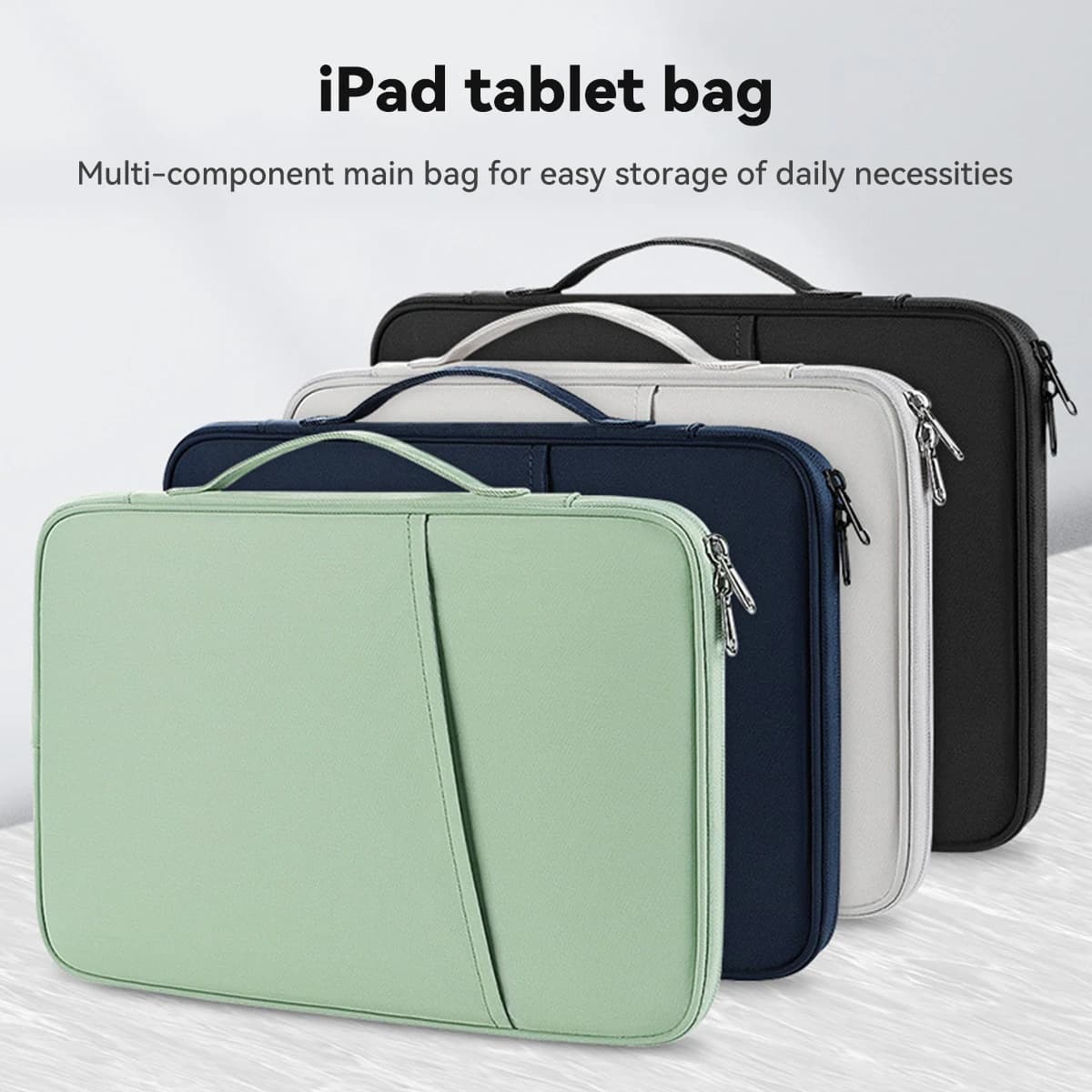 Borsa per tablet per custodia a manica 2025 per custodia per tablet da 10-13 pollici adatta per iPad Air 10.9 pollici iPad Pro 11 M2 iPad 10th borsa interna