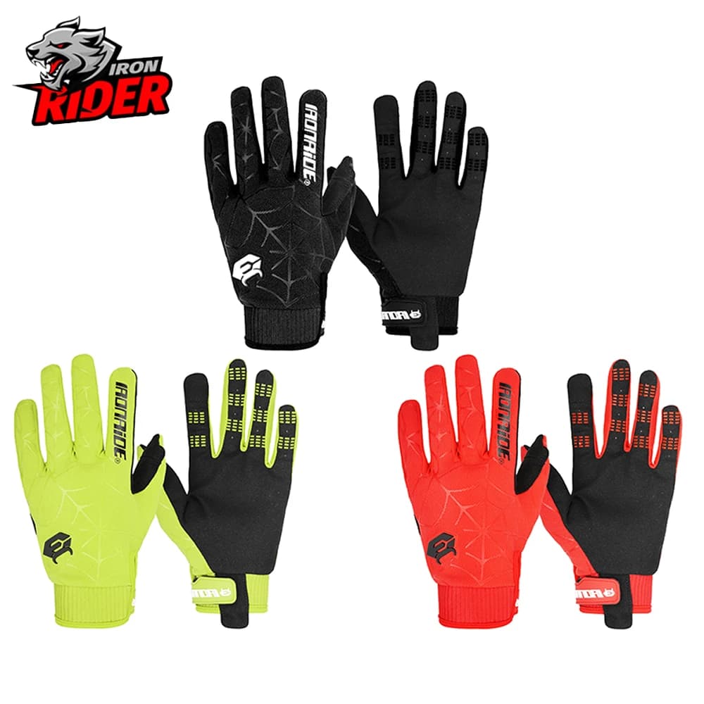 New Full Fingers Racing Gloves Motocross Bike Gloves Mountain Bike Moto Motorcycle Breathable Touchscreen Gloves
