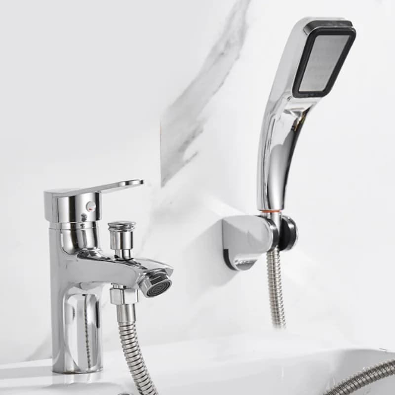 Bathroom Single Hole Wash Basin Tap Complete Fitting Set Multi Function Mixer Tap Equipped Hand Shower Sprayer For Vanity Sink