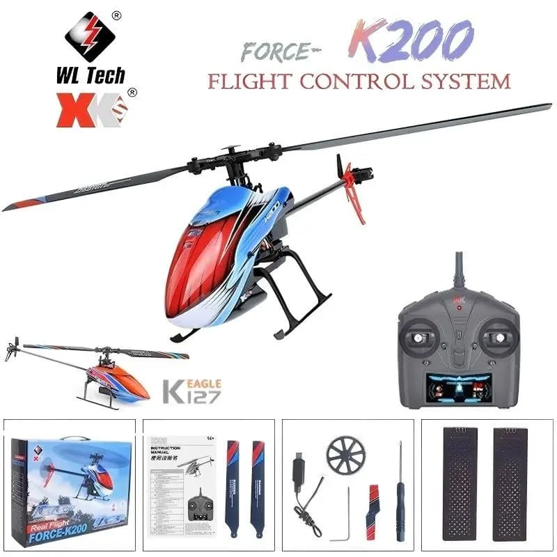 WLtoys Elicotteri RC K200 K127 2.4Ghz 4CH 6-Aixs Giroscopio Altezza fissa Elica a lama singola Giroscopio Mini RC Giocattoli per bambini Regalo
