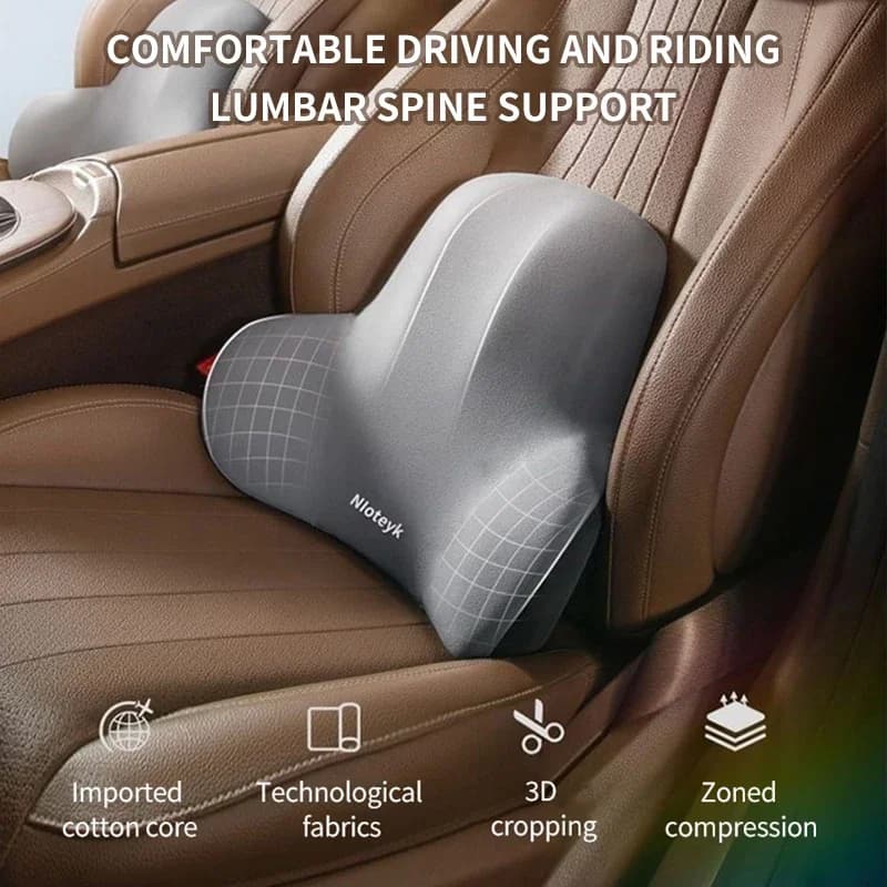 Cuscino Lombare in Memory Foam per Auto, Ufficio, Sedie da Gaming e Supporto Postpartum, Cuscino Multifunzionale per Alleviare il Dolore
