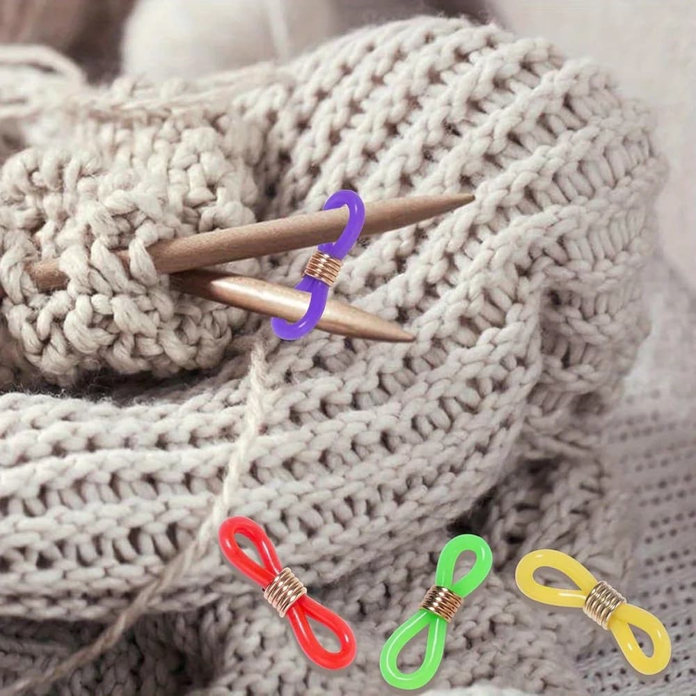 Tappi colorati per ferri da maglia 36 pezzi Protezioni per punti Hugger per aghi Accessori per uncinetto
