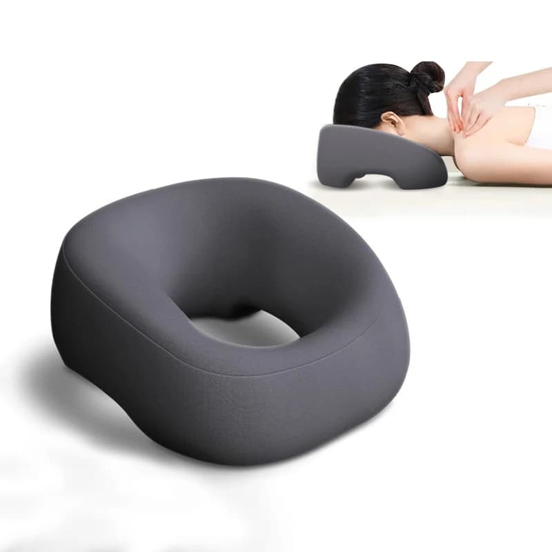 Cuscino sdraiato Cuscino da riposo completo per il viso Memory Foam Cuscino da massaggio traspirante per salone Comfort Supporto per il collo per SPA di bellezza