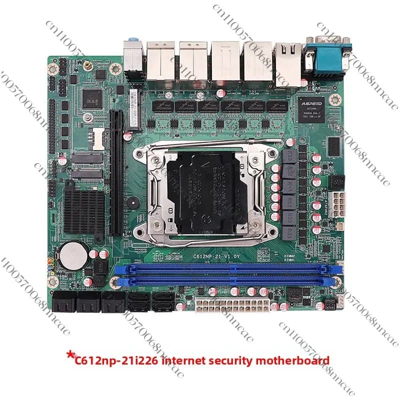 La scheda principale X99 ITX supporta il server di controllo industriale di archiviazione di array di dischi rigidi sostituibili a caldo chassis NAS C612