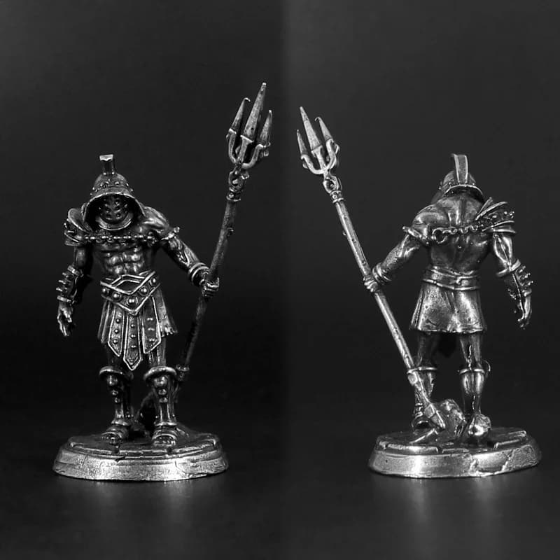 Miniatura in Metallo del Cavaliere Coraggioso, Soldato della Legione, Figurina per Giochi di Guerra, Pezzo degli Scacchi, Ornamento da Scrivania, Regalo da Collezione per Ragazzi e Uomini