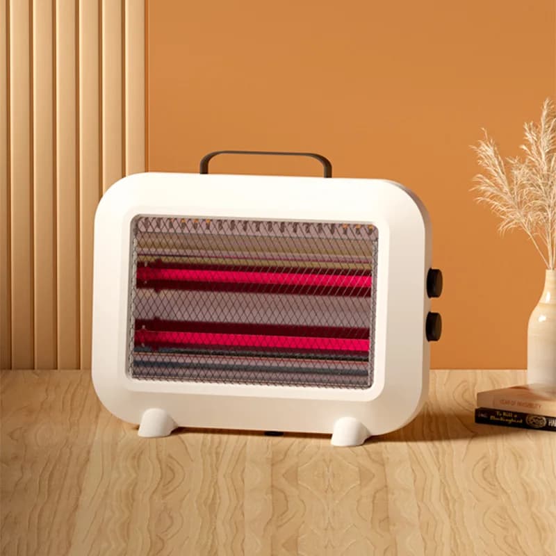 Piccolo riscaldatore solare Uso domestico Termoventilatore Risparmio energetico Riscaldatore elettrico Stufa Piccolo ufficio sotto la scrivania Riscaldatore elettrico Tubo al quarzo